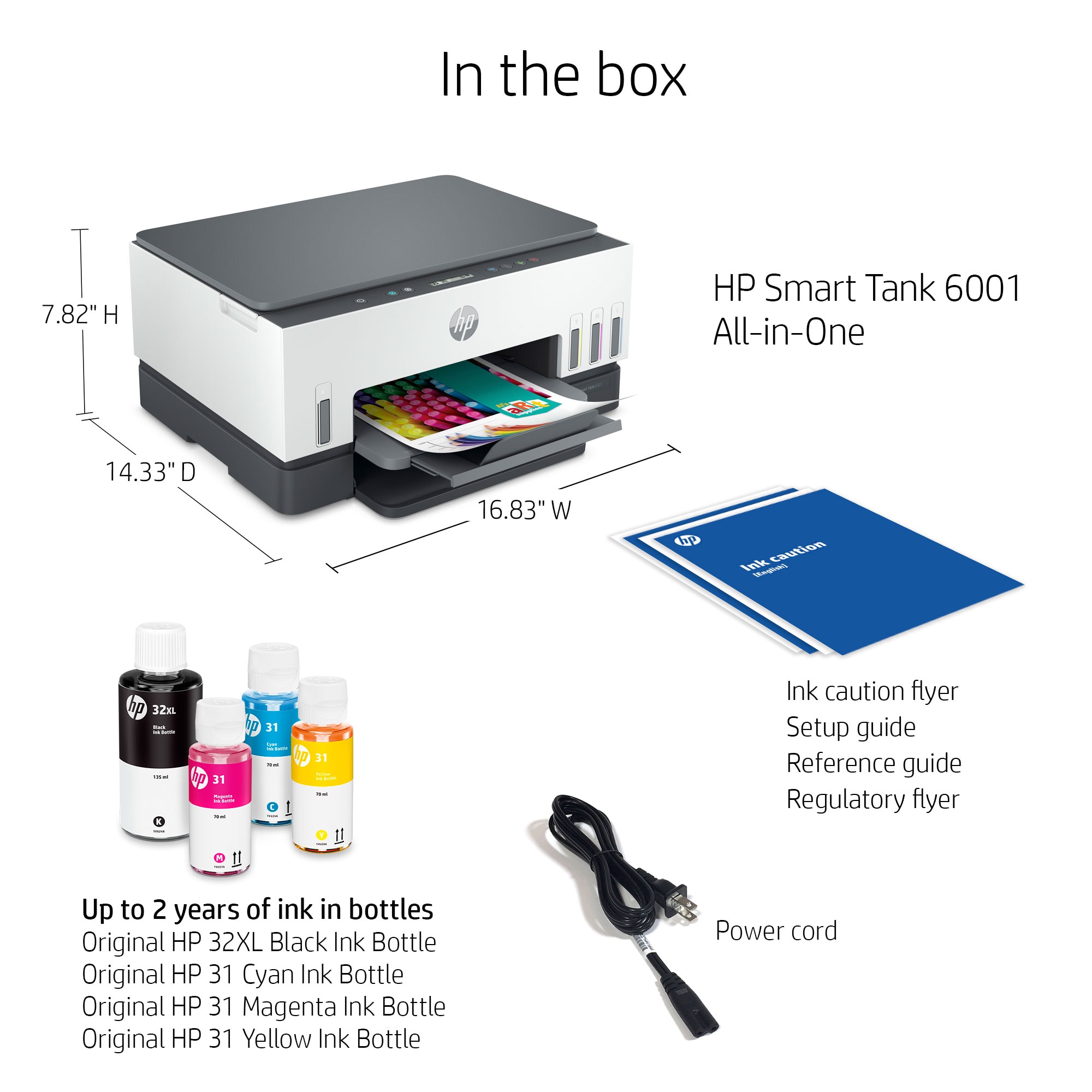 HP Smart Tank 6001 All-in-One Printer view 5